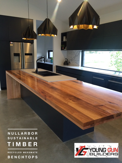Recycled Timber kitchen top