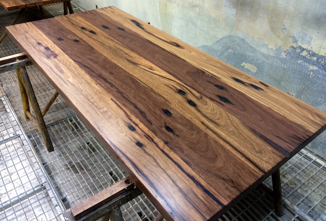 Timber benchtops, Recycled, Laminated timber bench tops